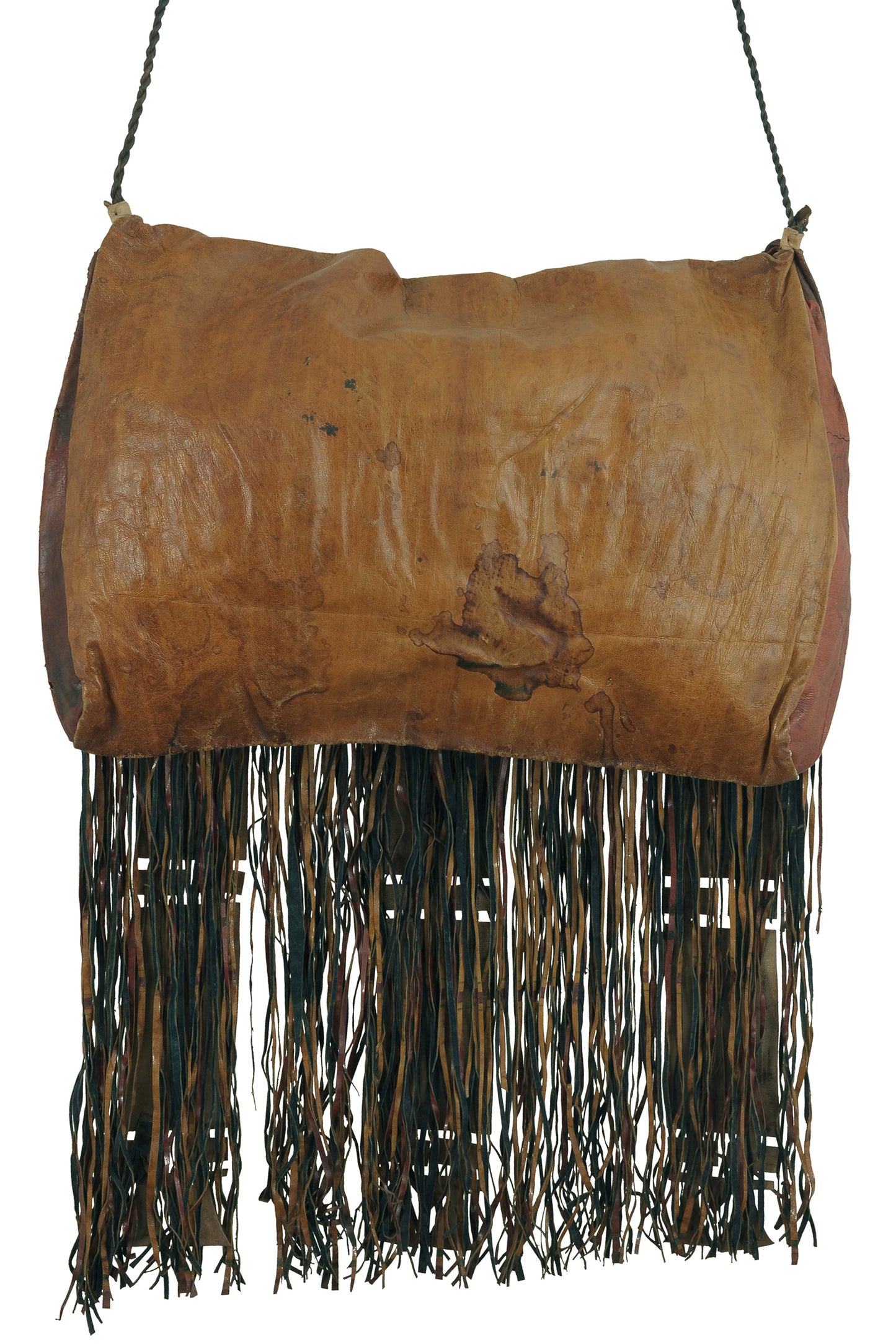 Authentic Tuareg Leather Bag – Sahara Nomad Ethnic Vintage Carryall