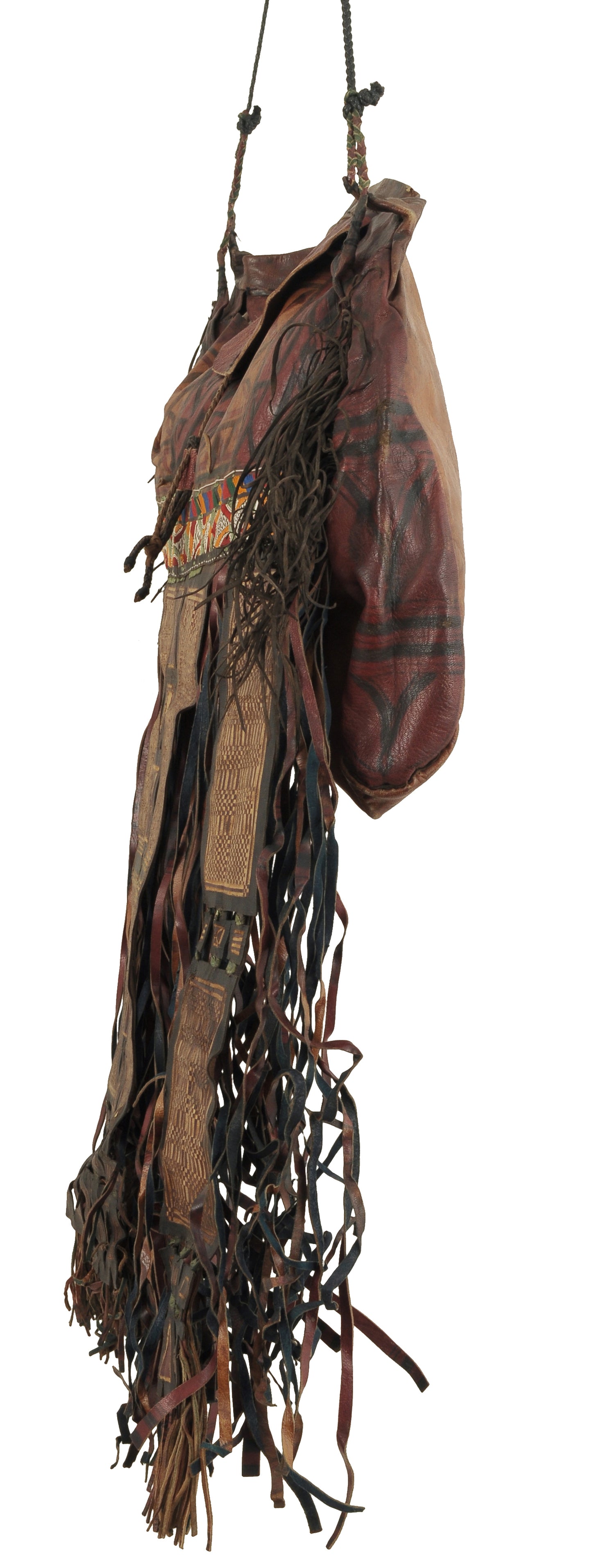 Genuine Old Tuareg Leather Bag – Ethnic Nomad Sahara Accent