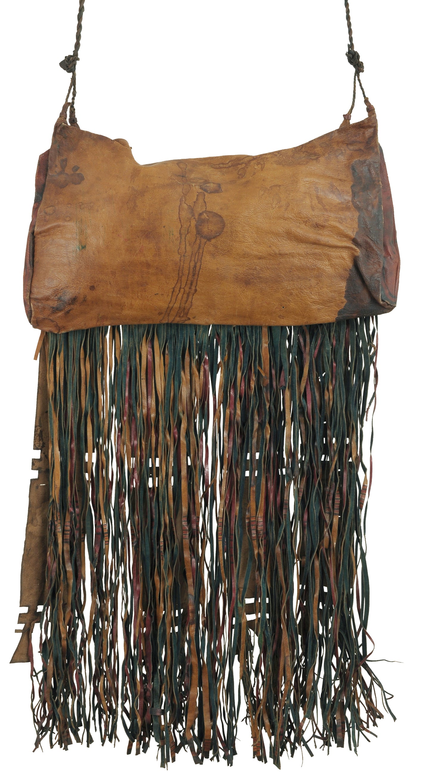 Authentic Old Tuareg Leather Bag – Sahara Nomad Style & Ethnic Charm