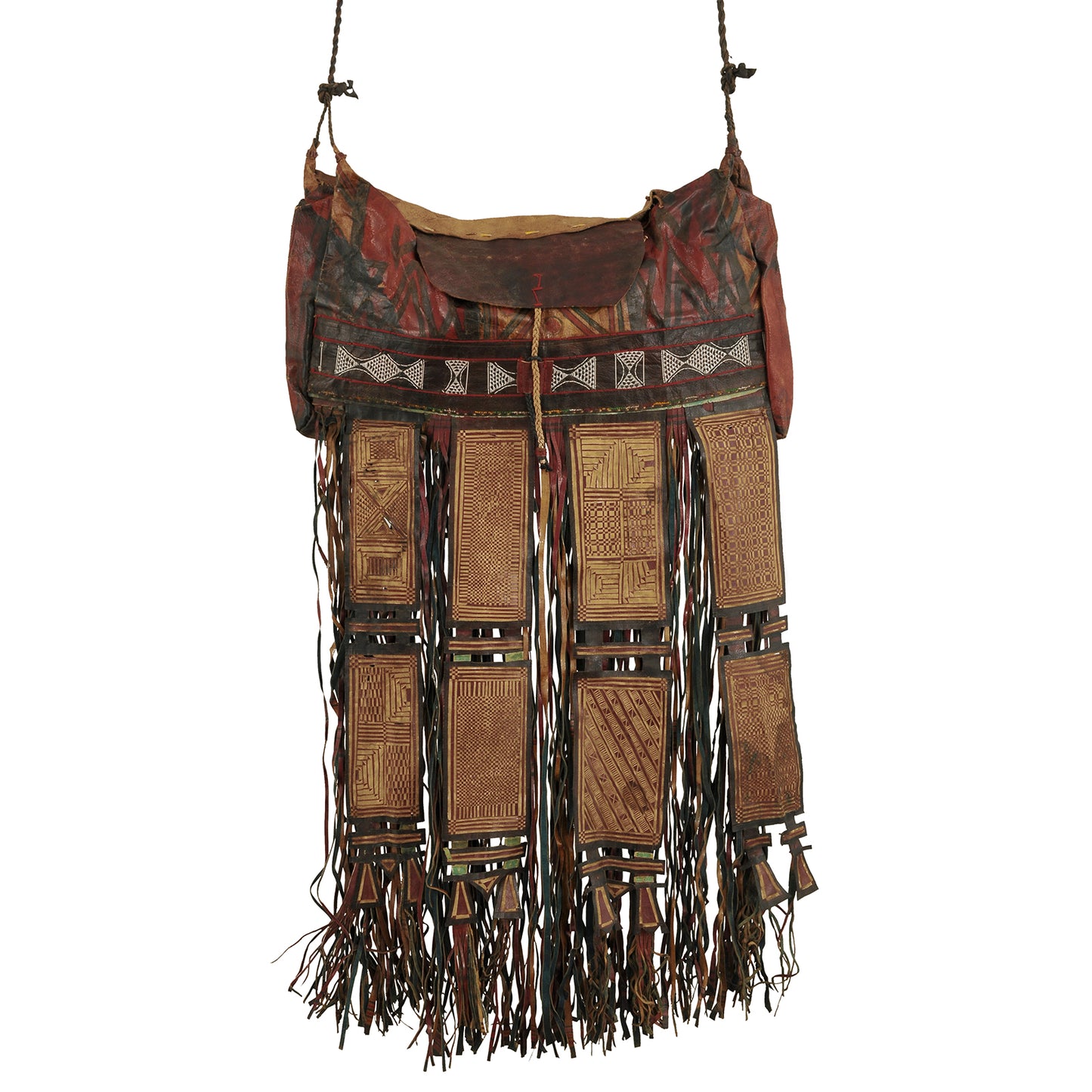 Authentic Old Tuareg Leather Bag – Sahara Nomad Style & Ethnic Charm