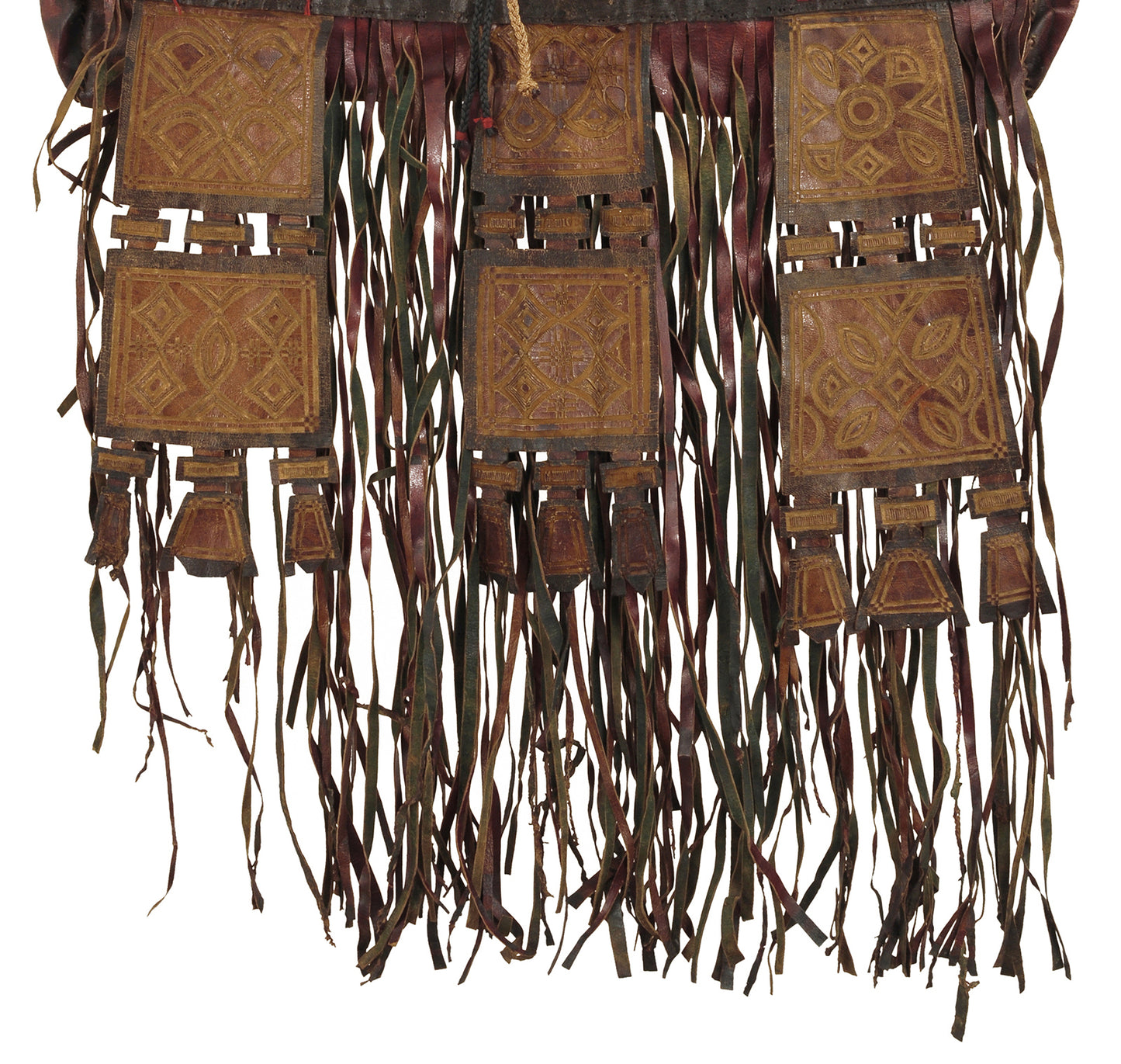 Authentic Tuareg Leather Bag – Vintage Sahara Nomad Ethnic Art