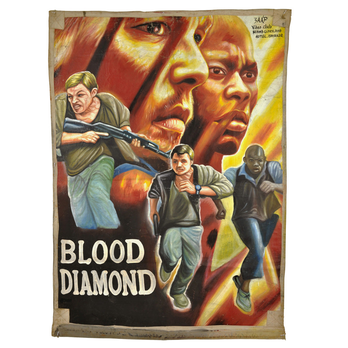 Blood Diamond Hand-Painted Movie Poster | Ghana African Art