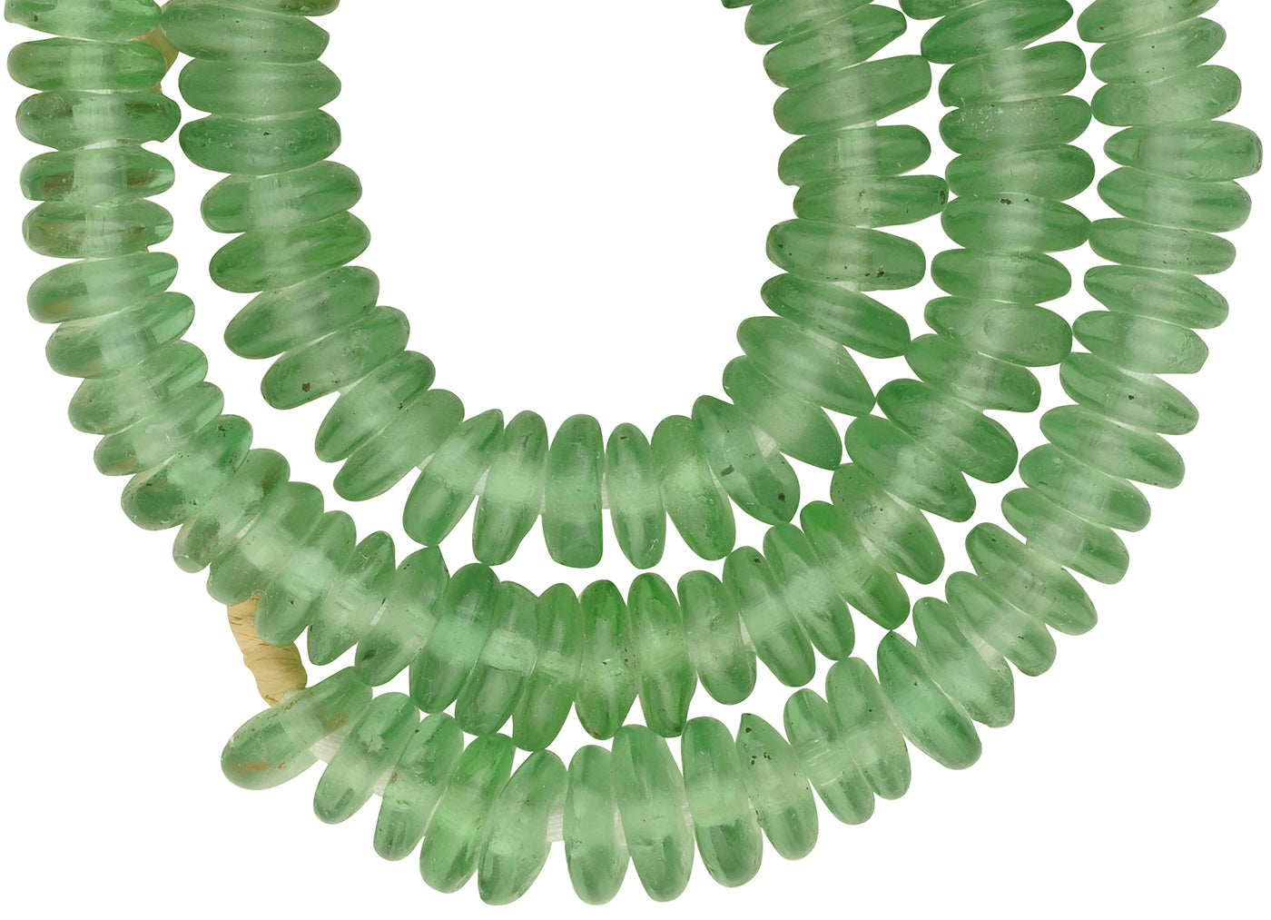 African Trade Beads - Ghana Recycled Glass Beads, 11-12Mm - close-up