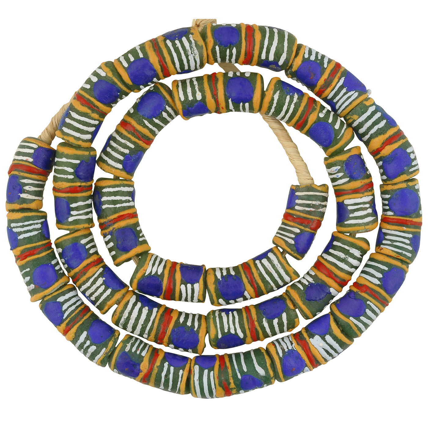 Elegant Ghanaian Krobo Powder Glass Beads - African Trade Beads