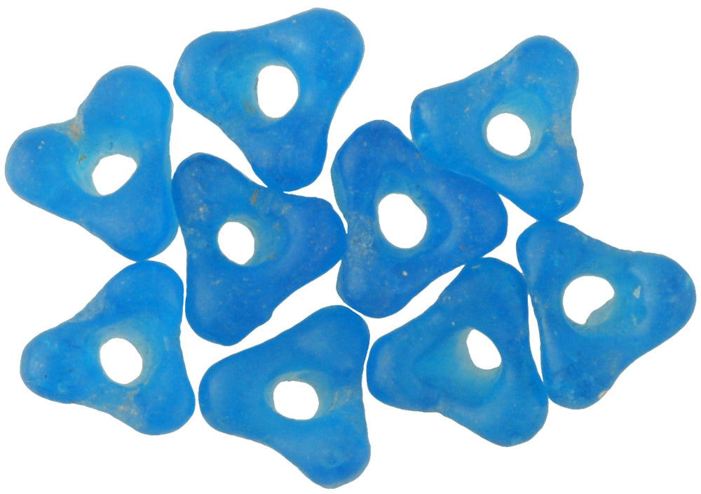 Uncommon Translucent Krobo Glass Beads - Inspired By Bohemian Trade Beads - close-up