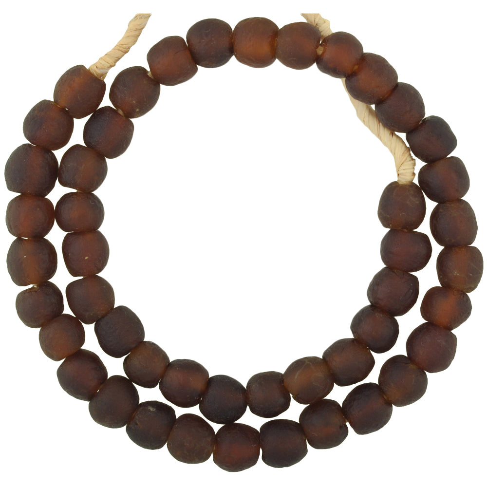 Translucent Krobo Glass Beads - Recycled African Trade Beads