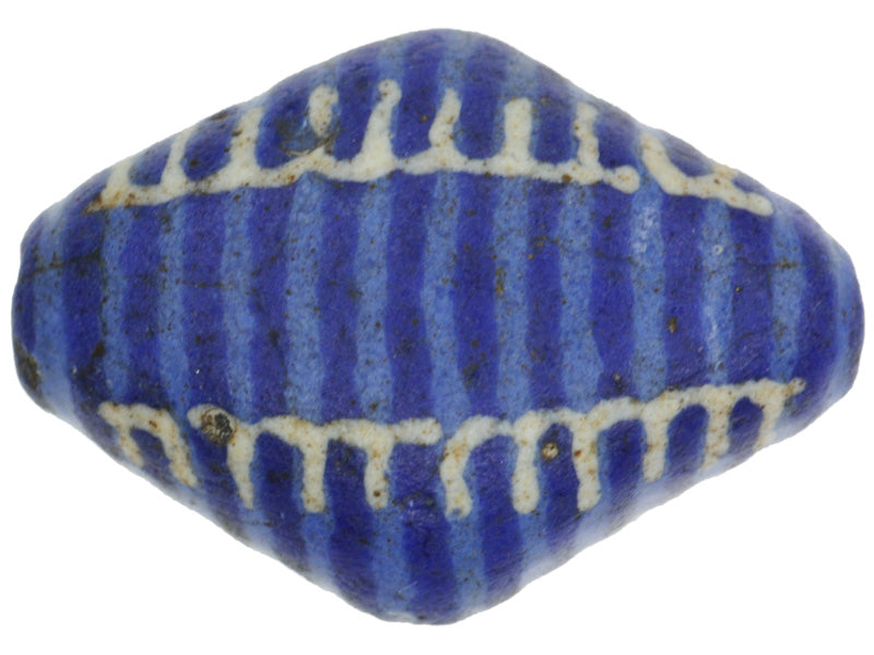 Old Authentic Kiffa Glass Bead - African Trade Bead Mauritania - close-up