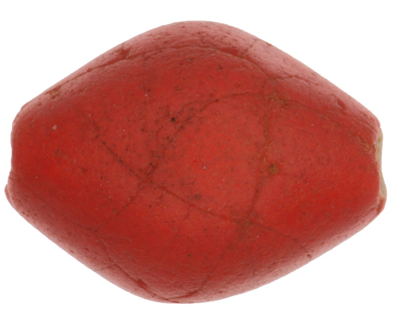 Authentic Old Kiffa Glass Trade Bead From Mauritania - Rare Find - zoomed-in detail