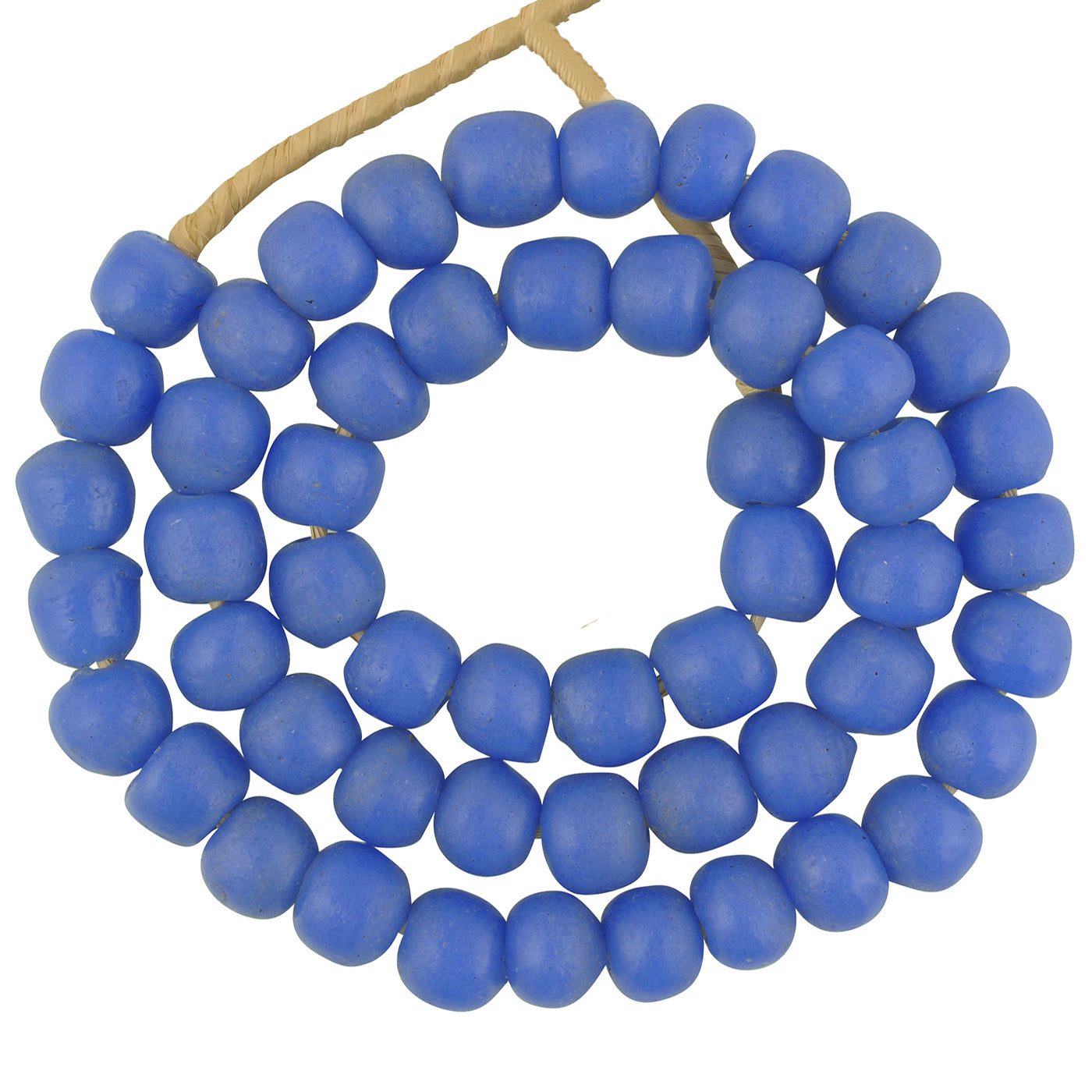 12Mm Recycled Krobo Glass Beads - African Trade Beads, Ghana