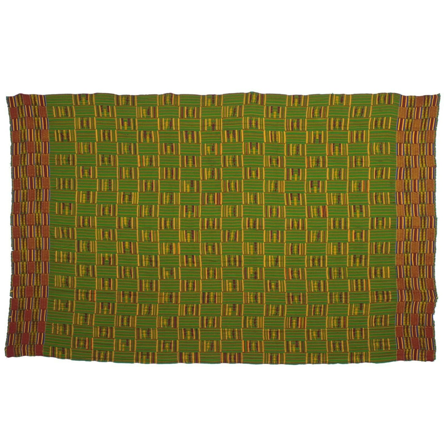 Kente African Ashanti Asante Akan Handwoven Cloth Ghana Wall Decor Art