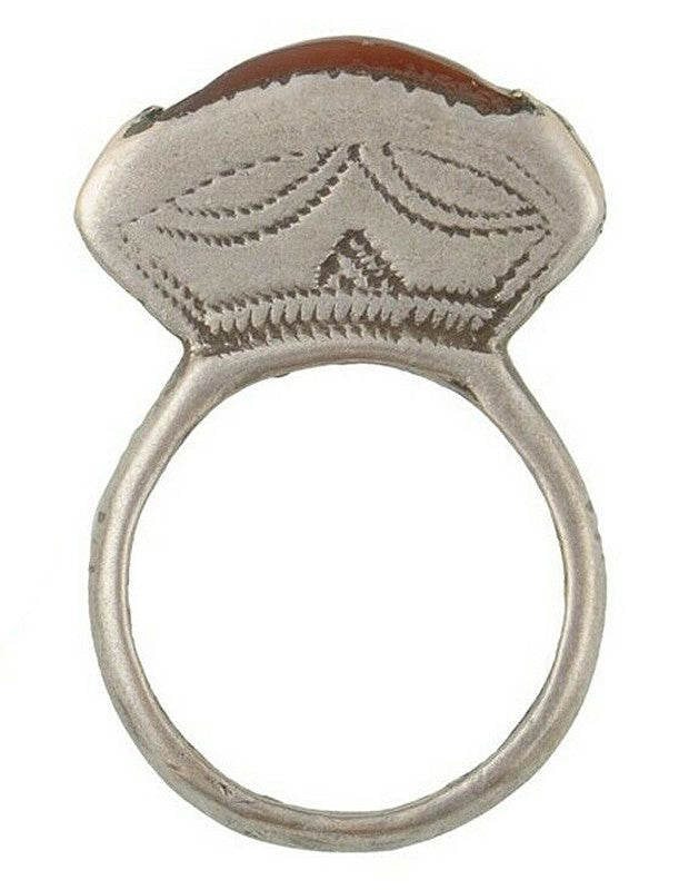 Antique Tuareg Silver Ring African Jewelry Berber Nomad Niger Mali - alternate view