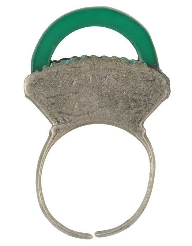 Old Tuareg Silver Ring African Niger Nigeria Mali Ethnic Jewelry - alternate view