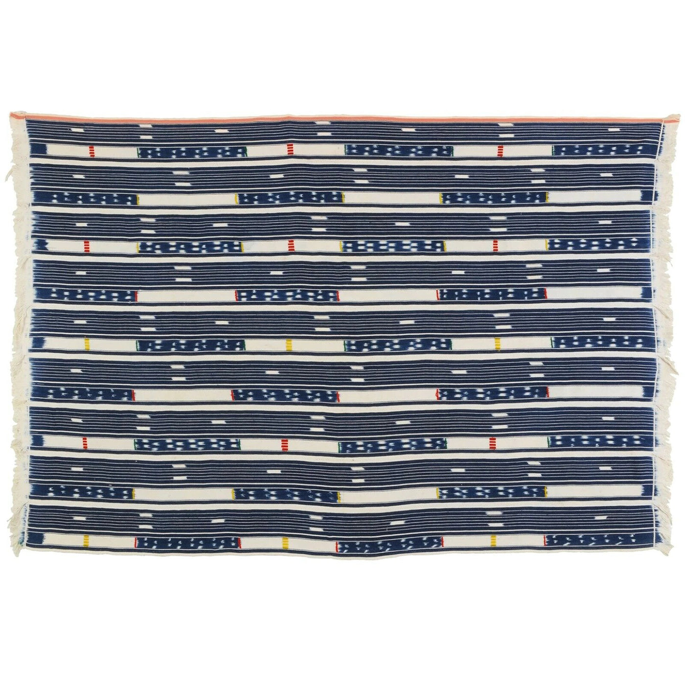 Handwoven Baule Cloths, Ivory Coast Woman Size 134×99 cm