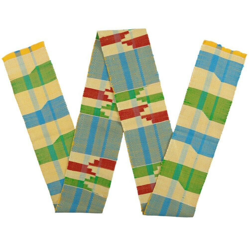 Unique Handwoven Kente Scarf From Ghana