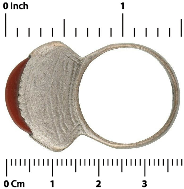 Silver Tuareg Ring African Niger Vintage Jewelry Nigeria Mali West Africa Ethnic - product focus