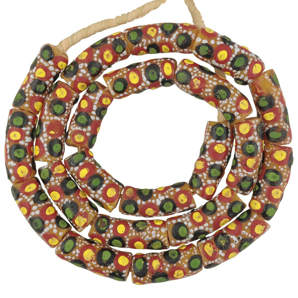 Authentic Ghana Krobo Glass Beads Recycled African Trade