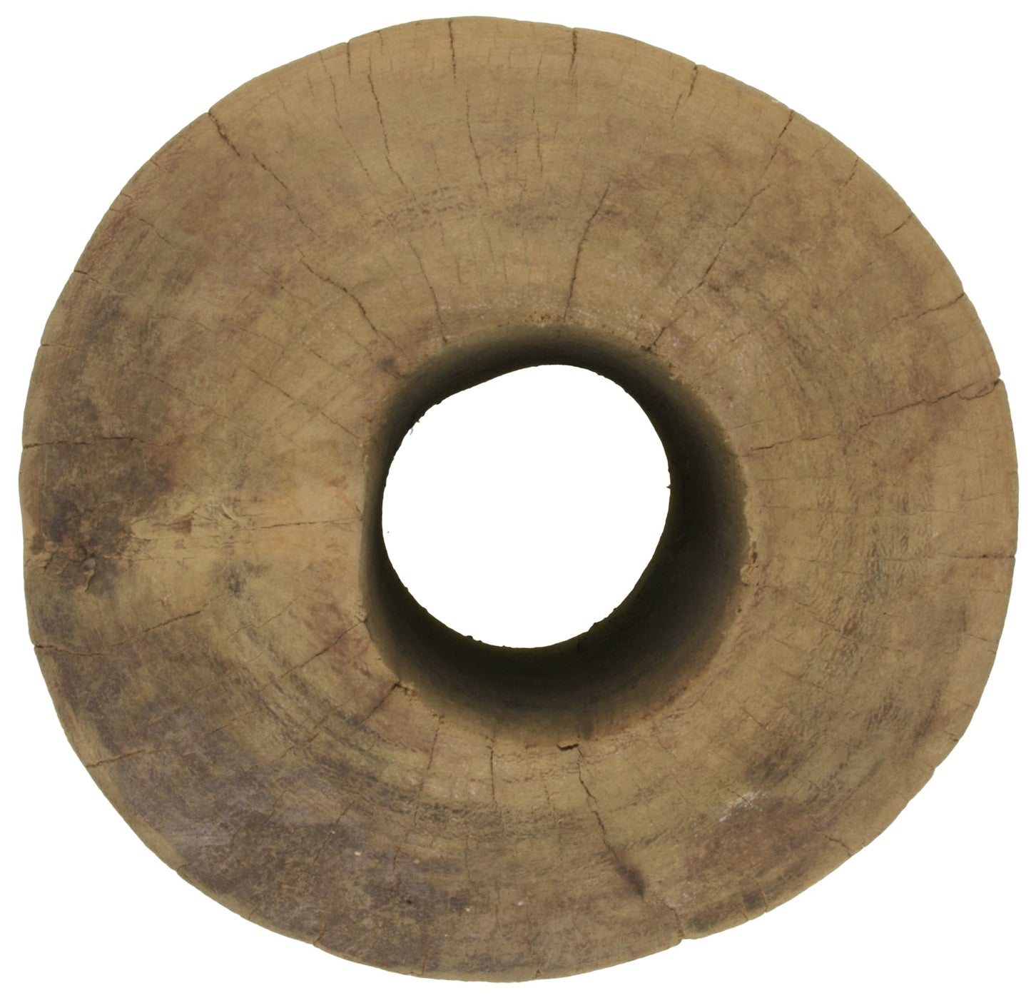 Tuareg Wood Water Well Pulley African Sahara Desert Niger Mali Art - close-up