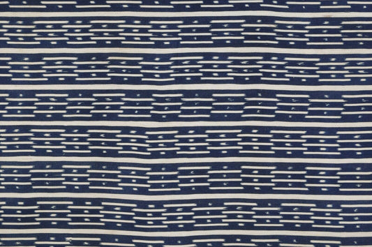 Handwoven Baule Cloth (58″ × 39½″) – Ivory Coast Vintage Textile