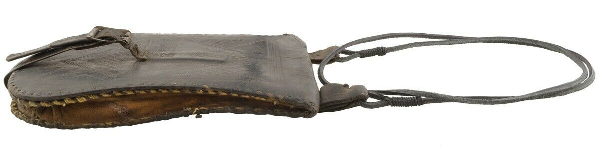 Authentic Tuareg Leather Purse – Sahara Nomad Ethnic Wallet