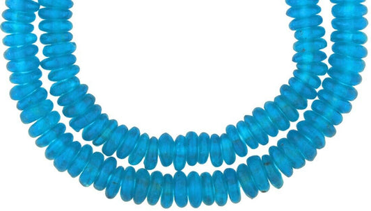 Beautiful African Trade Beads - Recycled Ghana Glass Beads - alternate view