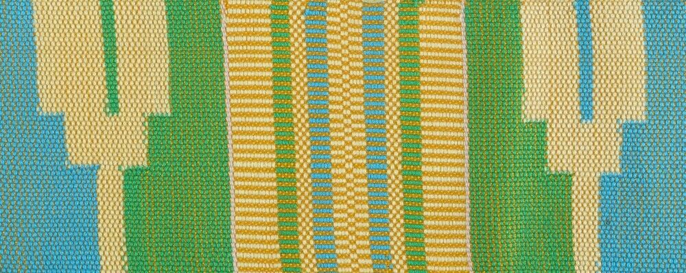 Authentic Kente Scarf: Handwoven Ghanaian Elegance & Heritage - alternate view
