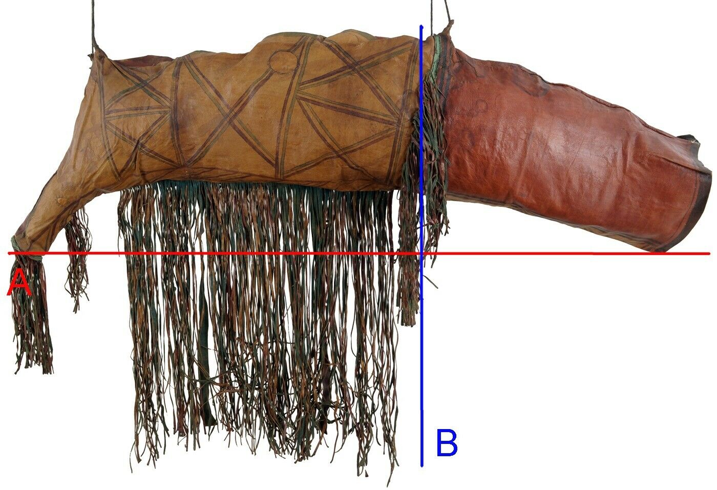 Authentic Tuareg Leather Camel Bag – Sahara Nomad Ethnic Piece