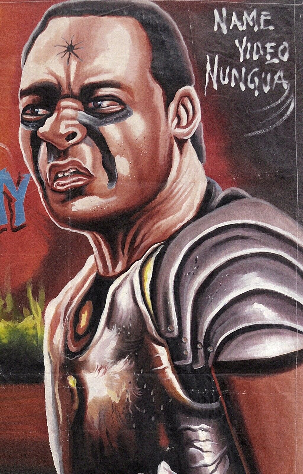 Price Of Destiny - Ghanaian Hand-Painted Ritual Movie Poster - close-up