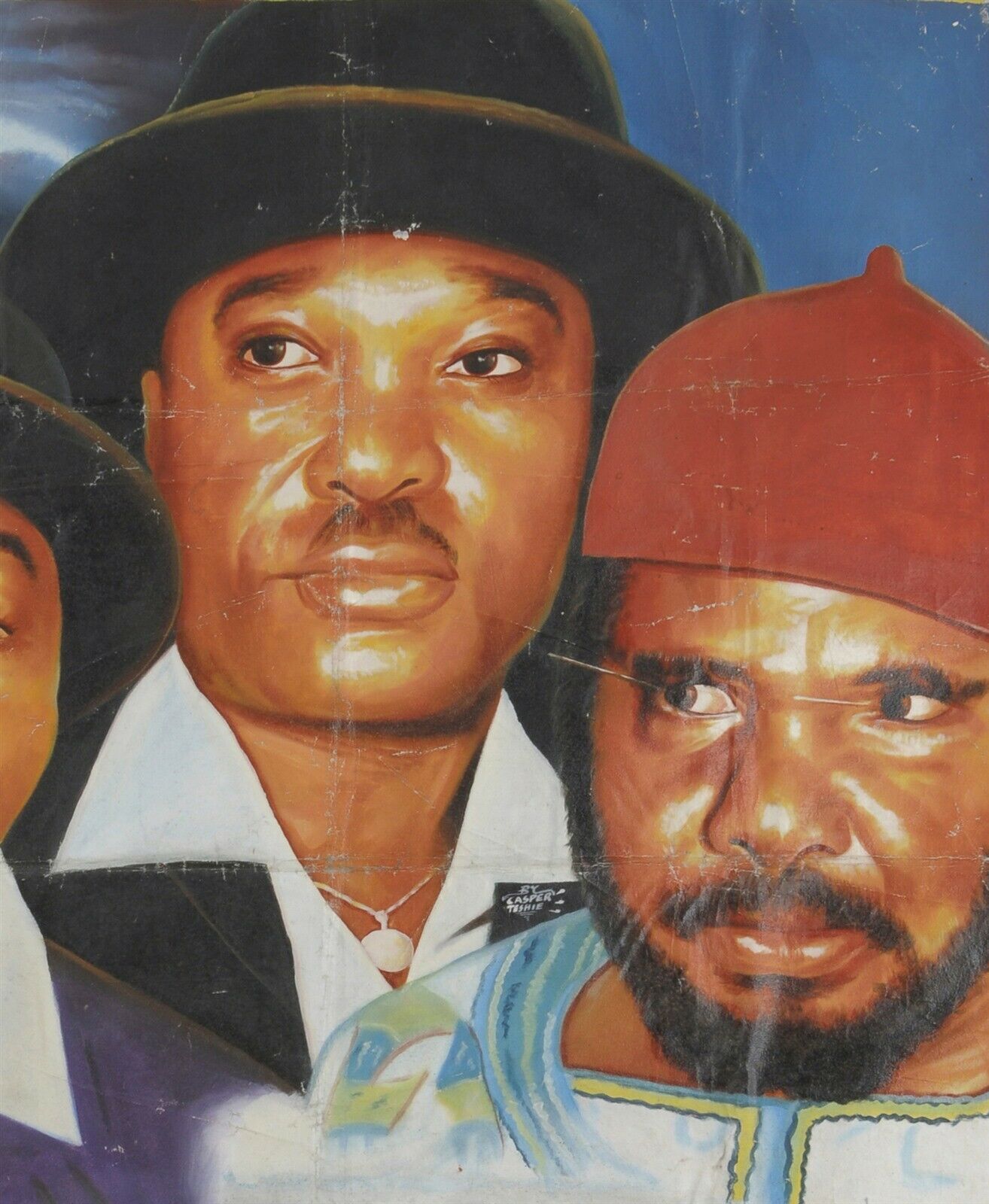 Billionaires Club 3 Movie Poster | Authentic Ghanaian Hand-Painted Art - close-up