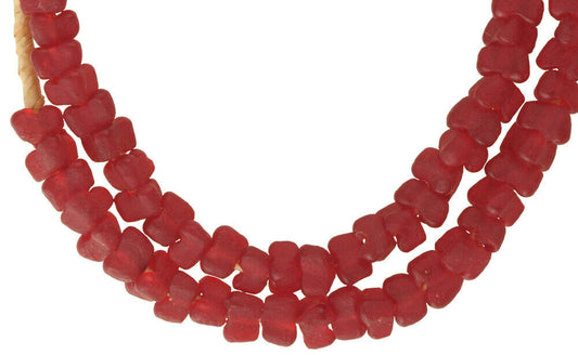 Translucent Ghana Glass Beads - African Trade Beads, 9Mm - alternate view