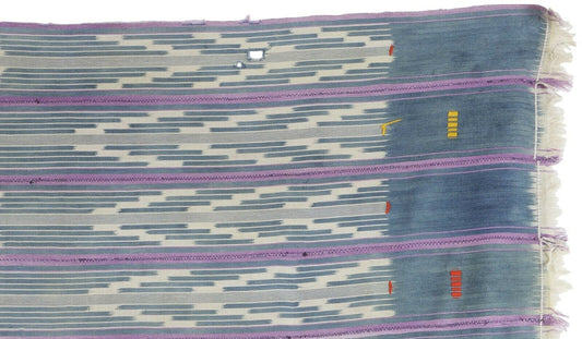 Handwoven Baule Cloth Woman Size 150×105 cm – Ivory Coast Vintage