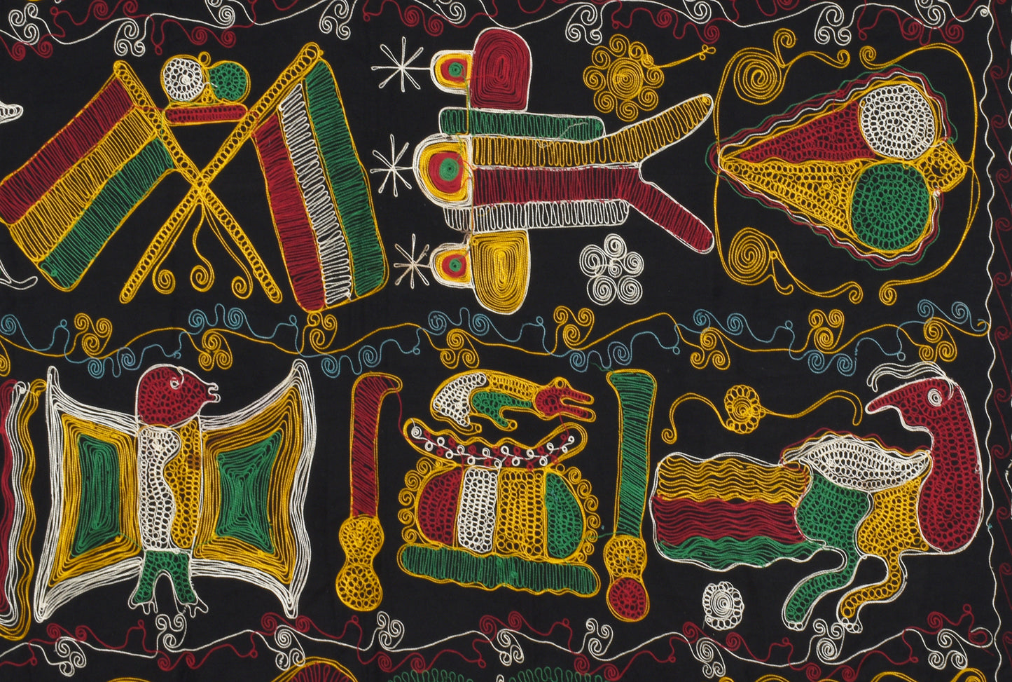 Akunitan Cloth Of The Great Ghana Ashanti Africa 1 - close-up