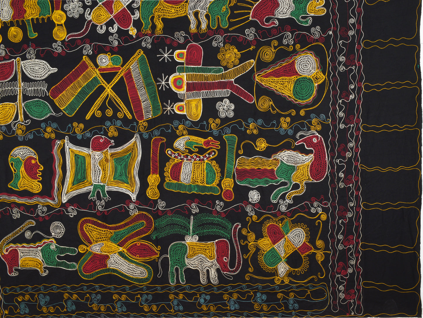 Akunitan Cloth Of The Great Ghana Ashanti Africa 1 - zoomed-in detail