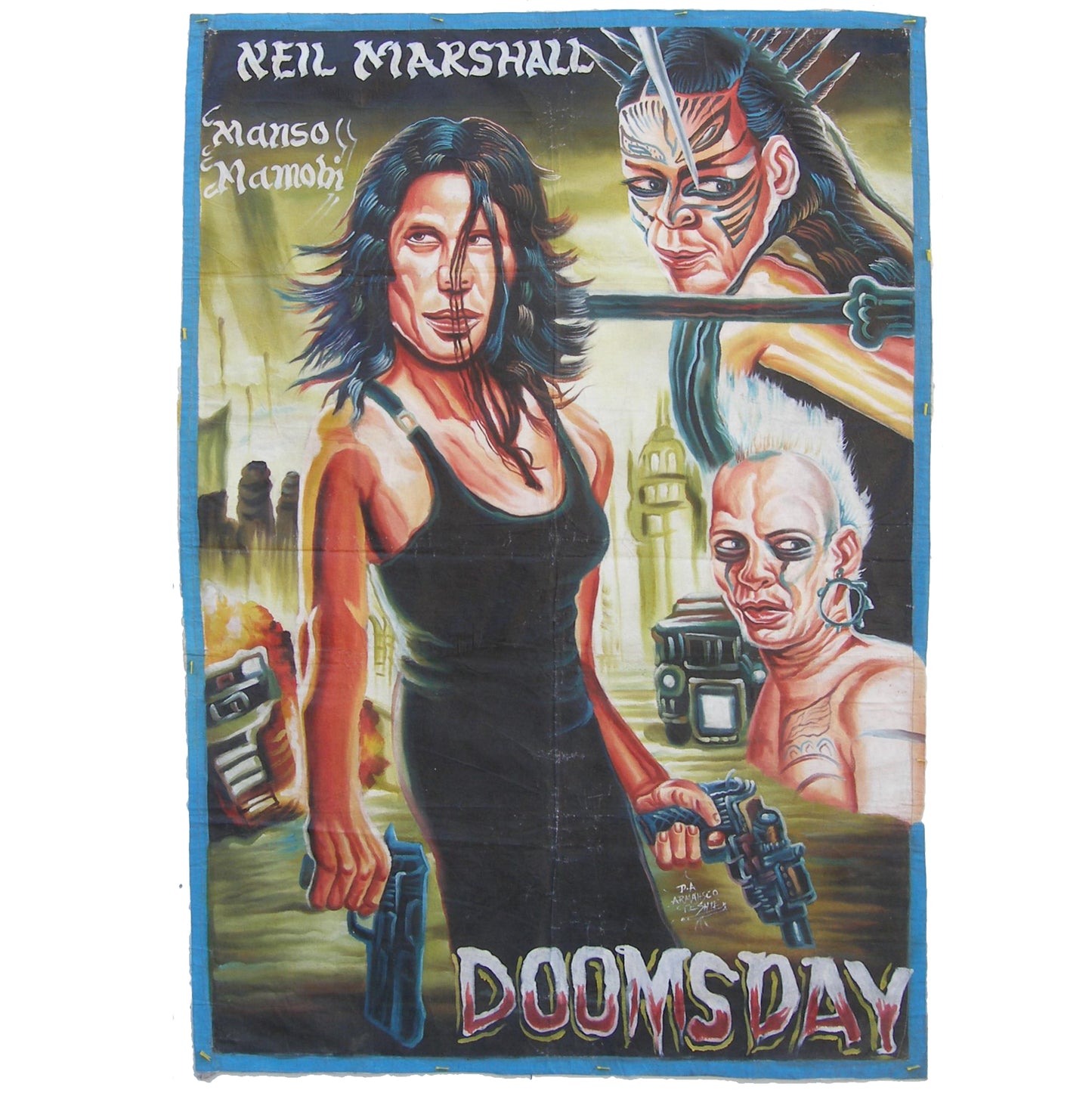 Doomsday Movie Poster - Hand-Painted Art From Ghana