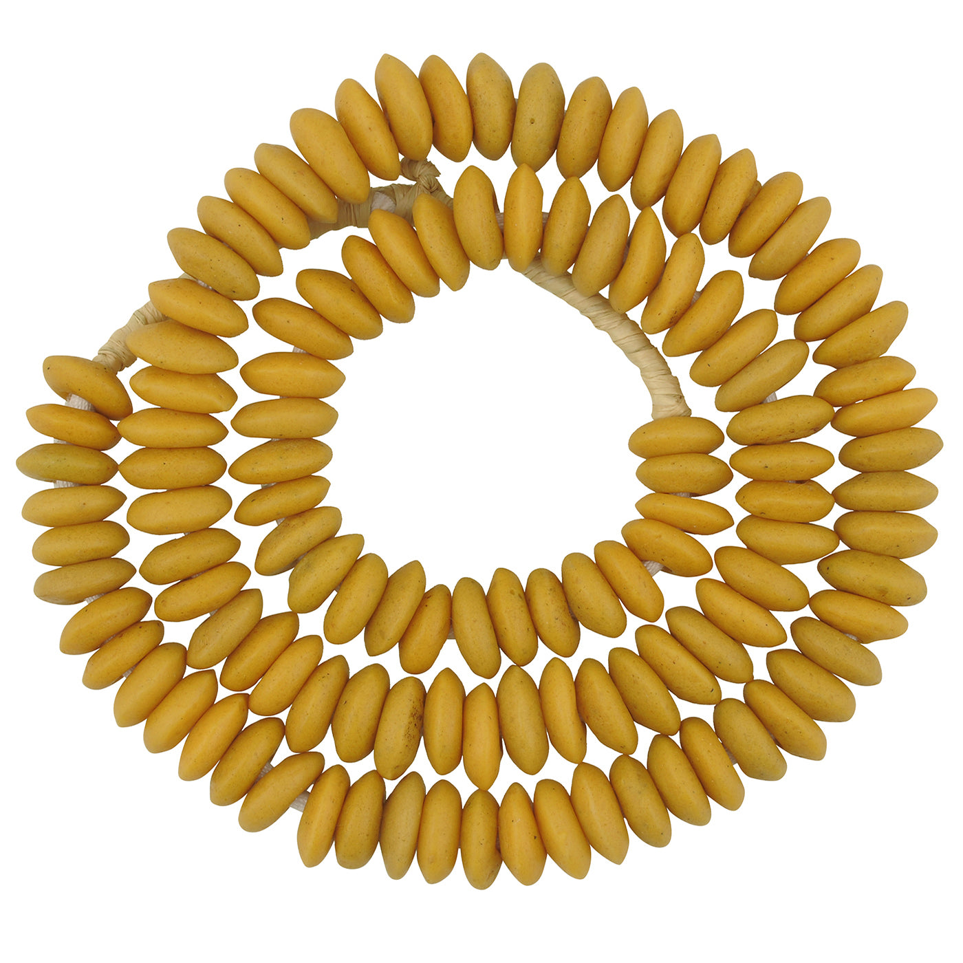Beautiful African Trade Beads - 13-14Mm Krobo Glass Beads