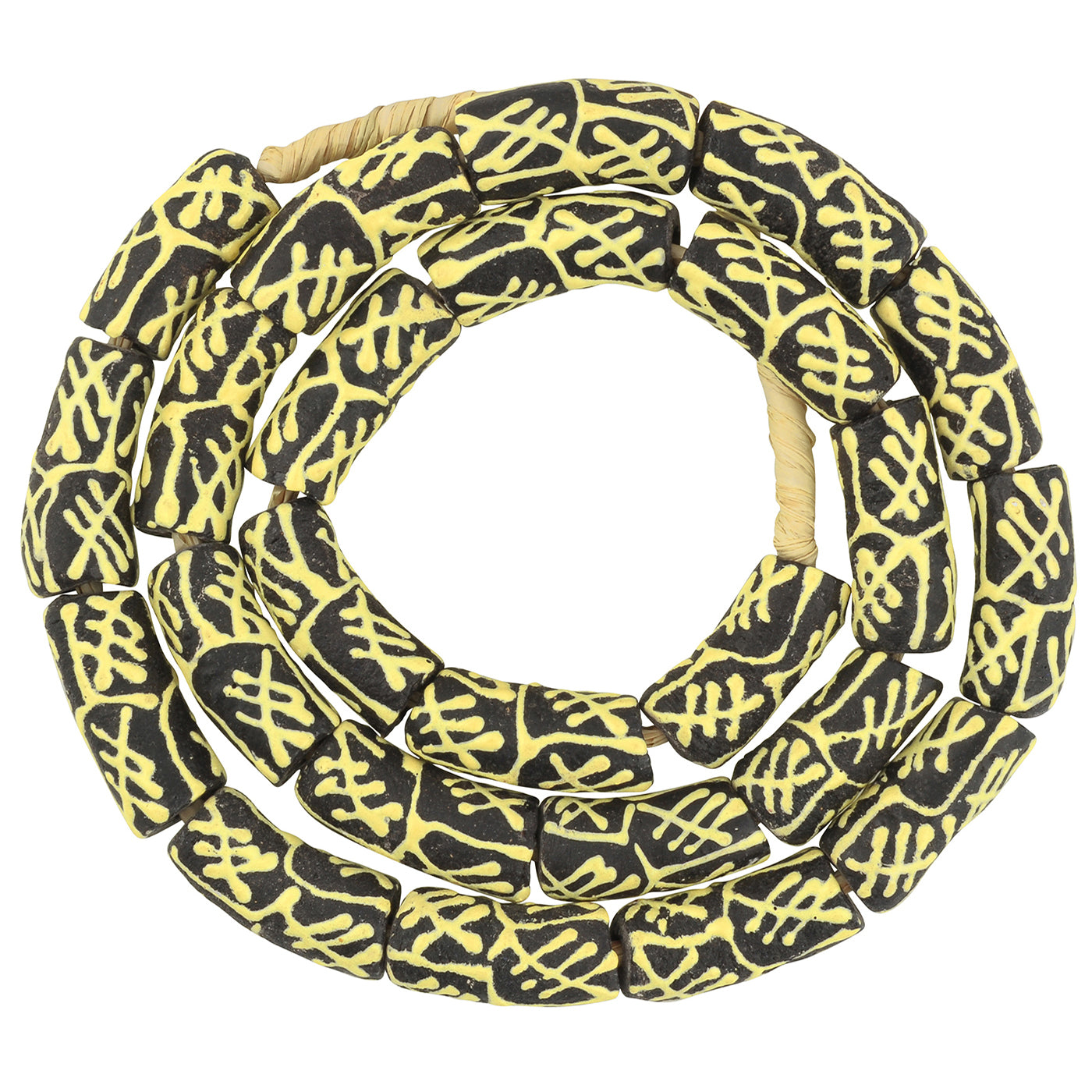 Fancy African Trade Beads - Powder Glass From Ghana