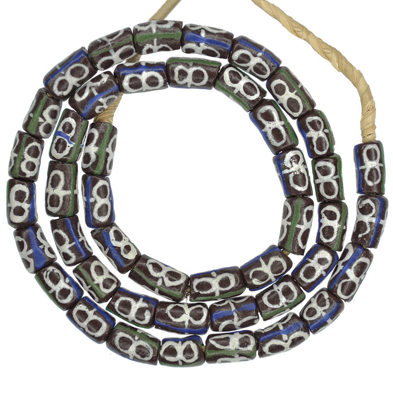 Vibrant African Trade Beads - Fancy Glass Beads From Ghana