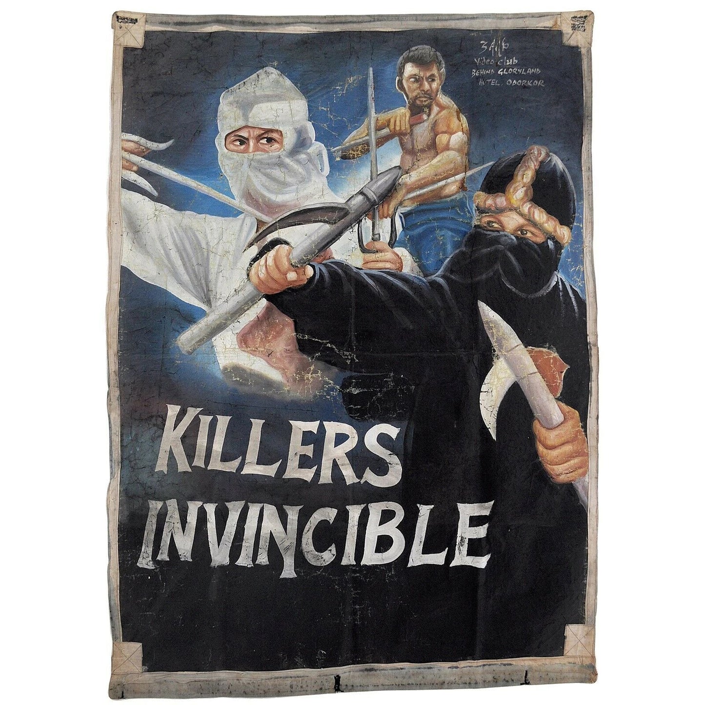 Killers Invincible - Original Ghanaian Martial Arts Movie Poster
