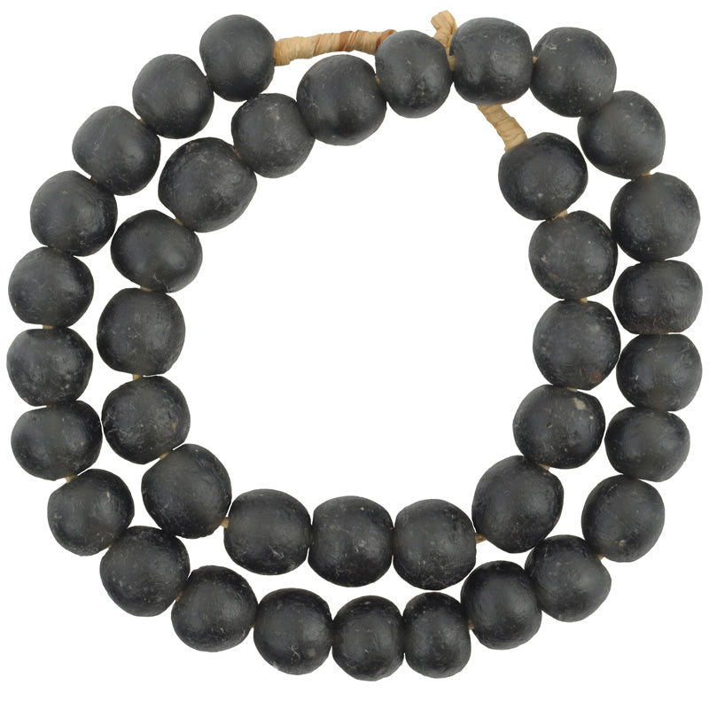 Beautiful Large Bottle Glass Beads - Translucent African Trade Beads