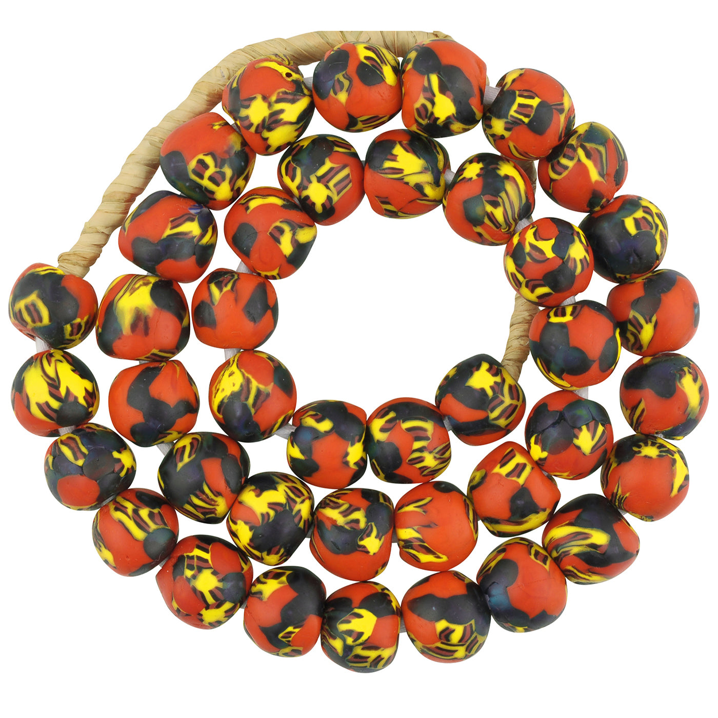 Handmade African Trade Beads - Recycled Ghana Glass Beads