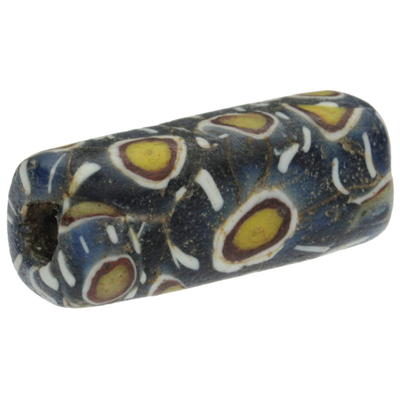 Islamic Period Rectangular Mosaic Glass Bead - Fustat C.1200