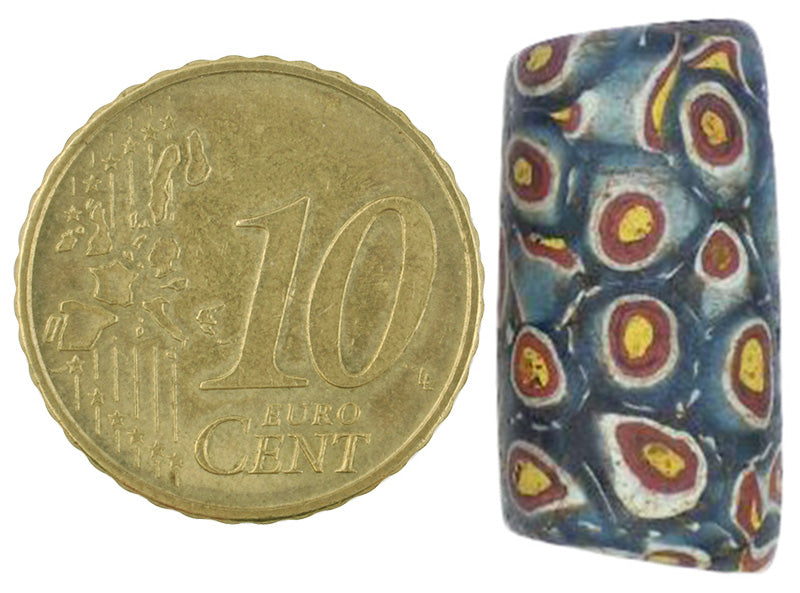 Rare Fustat Mosaic Glass Bead | 12Th Century Islamic Trade Bead - close-up