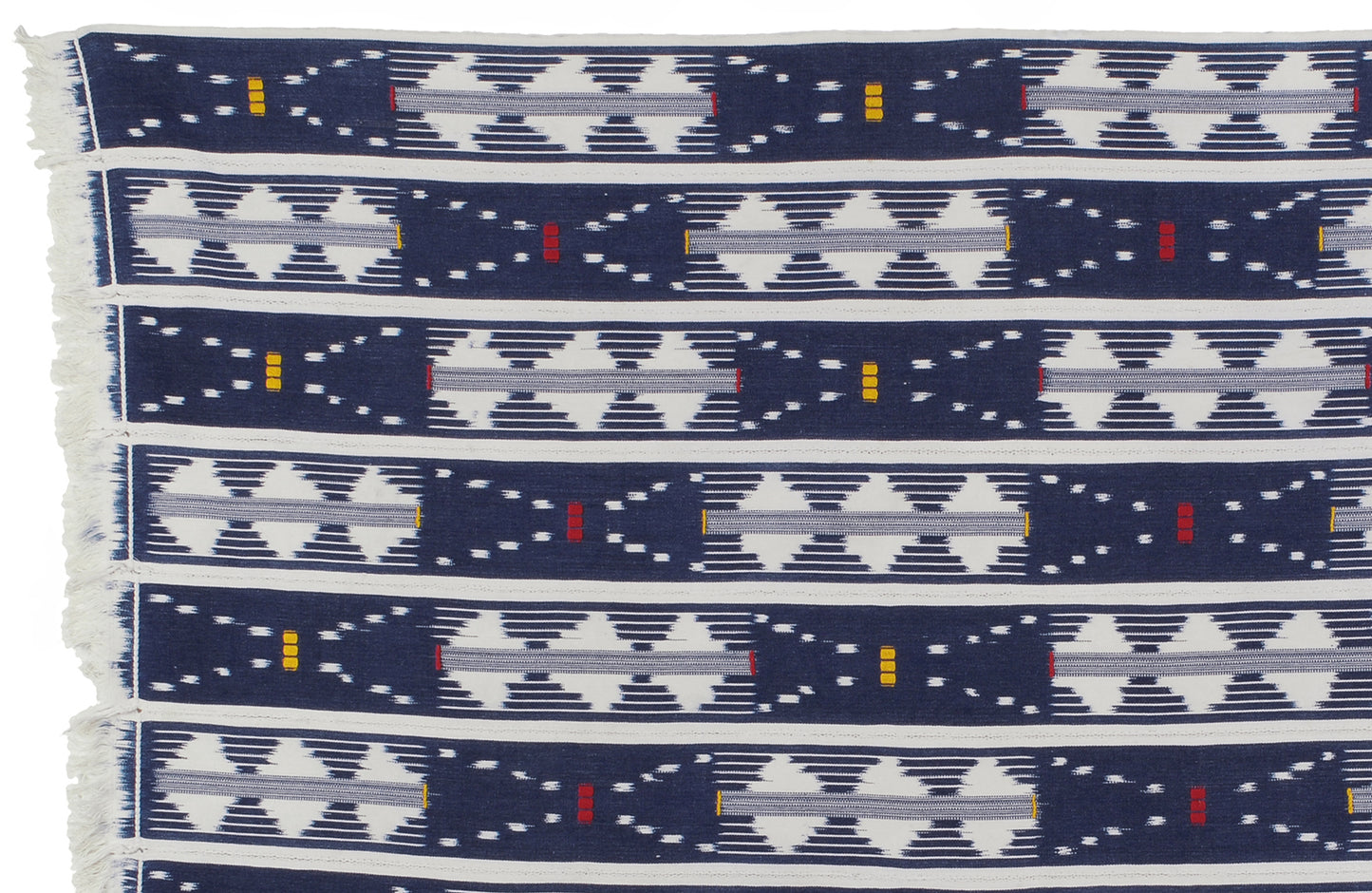 Vintage Handwoven Baule Cloth – 61″ × 44″, Côte d’Ivoire Heritage Piece