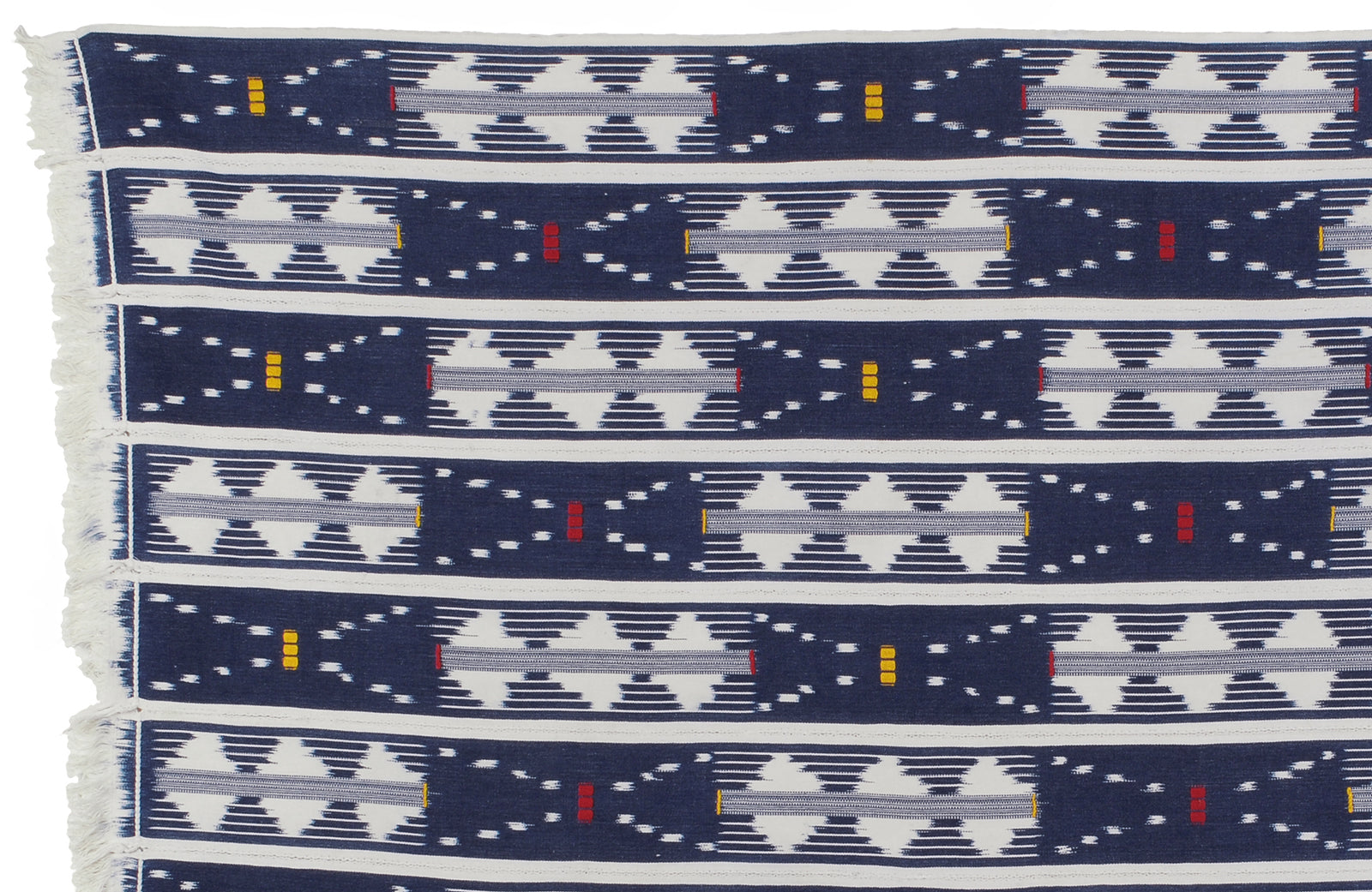 Vintage Handwoven Baule Cloth – 61″ × 44″, Côte d’Ivoire Heritage Piece