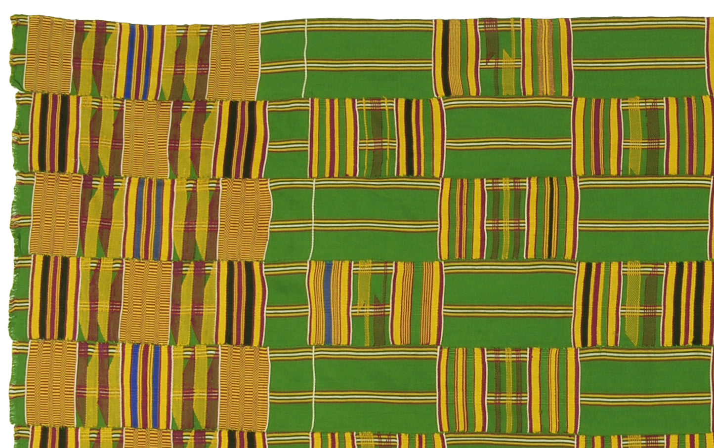 Vintage Handwoven Ashanti Kente Cloth – 1970s Ghana Textile