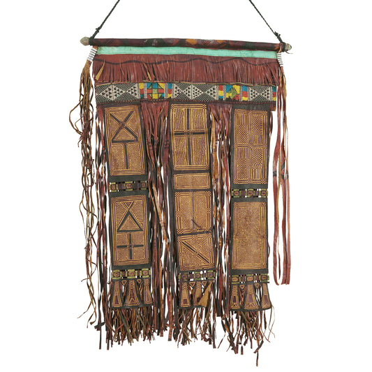 Tuareg Leather Tent Panel African Decoration Mali Niger Sahara