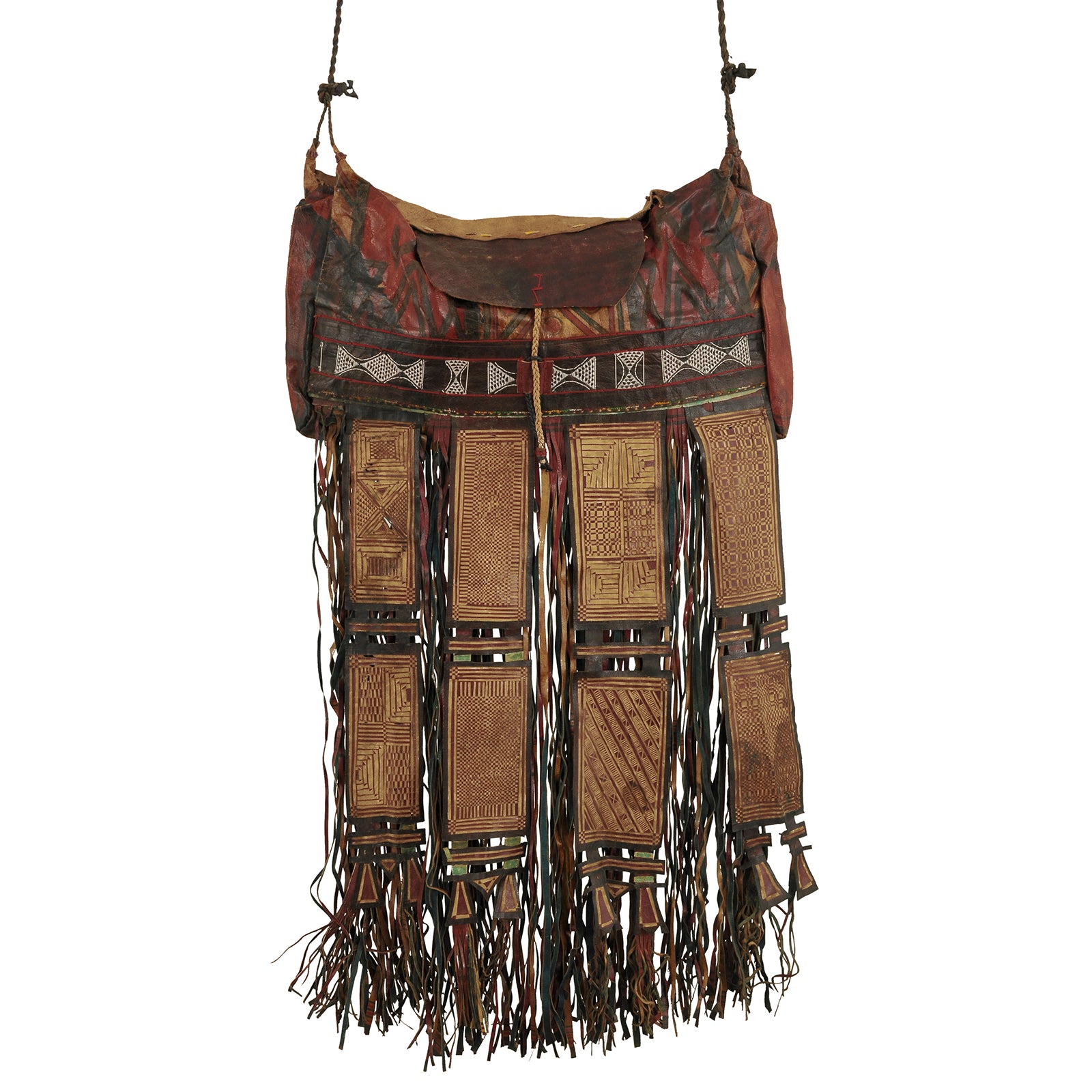 Authentic Old Tuareg Leather Bag – Sahara Nomad Style & Ethnic Charm