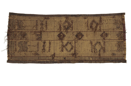 Nomad Ethnic Tuareg Straw Mat 93 × 38 cm – Authentic Sahara Art