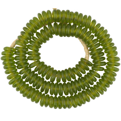 African Trade Beads - Ghanaian Recycled Glass Annular Beads