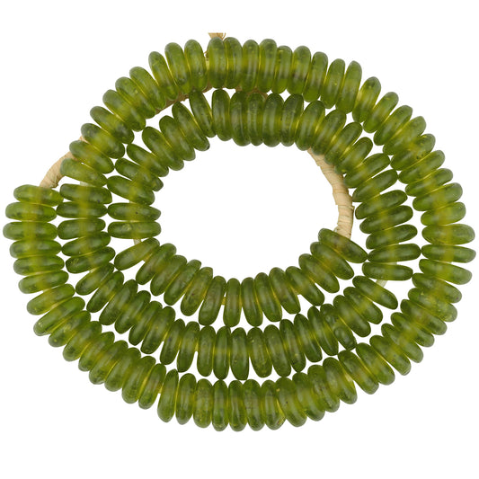 African Trade Beads - Ghanaian Recycled Glass Annular Beads