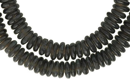 Handmade African Trade Beads - Recycled Glass Krobo Beads - alternate view